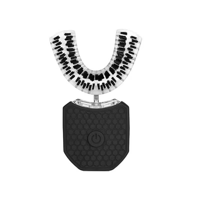 Teeth Whitening Light U-Shaped Sonic Wireless Toothbrush 360° Ultrasonic Lazy Automatic Adult Electric Silicone Toothbrush Kit